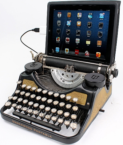 USB Typewriter を iPad ドックとして利用