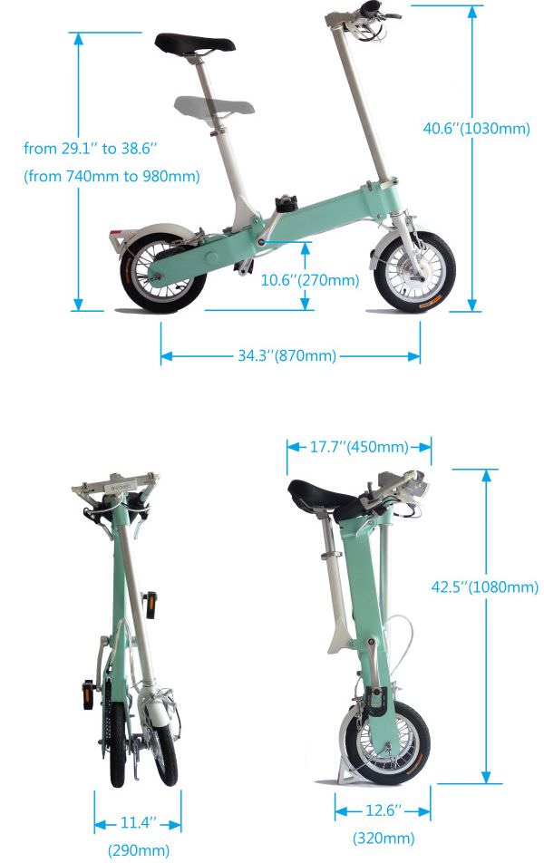 シンプルな折り畳み電動アシスト自転車「CityLeo」
