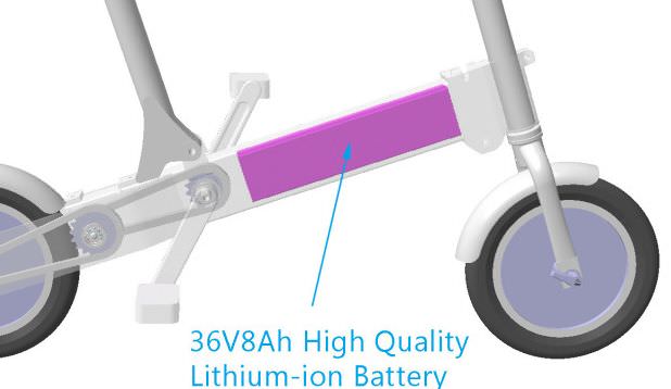 シンプルな折り畳み電動アシスト自転車「CityLeo」