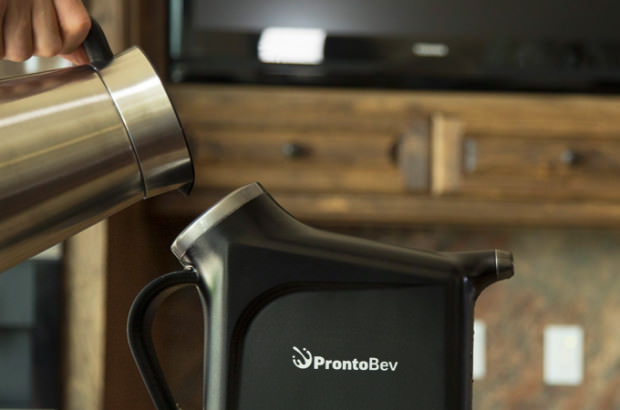 30秒で飲み物をキンキンに冷やせる「ProntoBev」