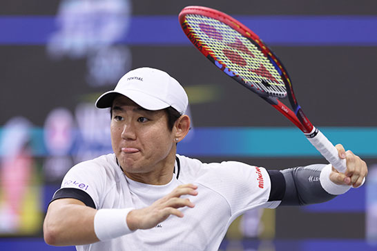 西岡良仁 初戦突破も「痛みが…」(tennis365.net) - goo ニュース