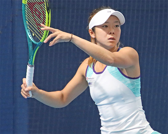 加治遥 3時間40分死闘の末に予選敗退(tennis365.net) - goo ニュース
