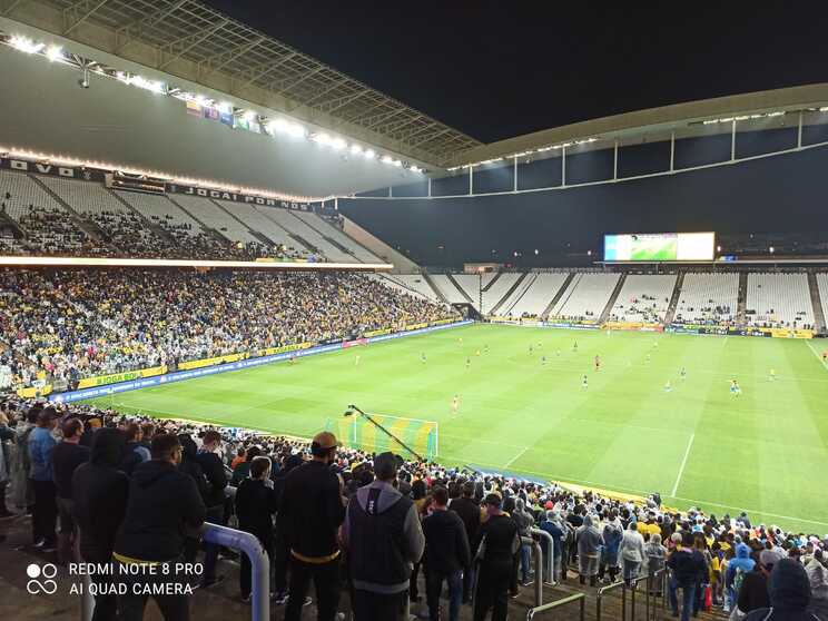スタジアムには空席が目立った　©Hiroaki Sawada 
