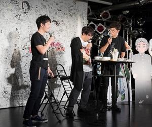 左が月足さん。スタンド名はムーンフット?