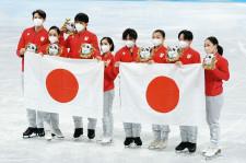 22年北京冬季五輪のフィギュア日本団体の銀メダルが確定、宇野昌磨さん「とても誇らしく思います」