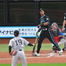 日本ハム・万波“球宴男”猛打ショー「ホームラン打ちたかった」三回惜しいフェン直二塁打