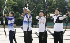 古川高晴、世界選手権へ決意　近大出身の4選手が母校で練習
