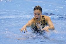 AS乾、ソロ・フリー予選首位　世界水泳第4日