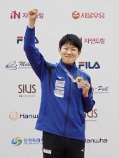 射撃の岡田がパリ五輪代表へ　アジア選手権3位で出場枠獲得