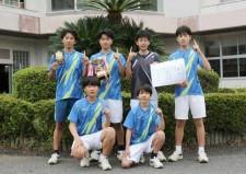 生目台が全勝Ｖ　福岡で先月、九州中学新人テニス