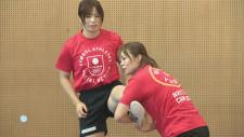 “最強姉妹”金城梨紗子選手・川井友香子選手 子どもたちにレスリング指導