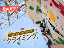ロサンゼルス大会で初採用！ パラクライミングの世界
