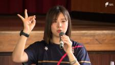 「皆さんを助けてくれるのは目標を達成したい気持ち」ゲレンデで輝き続ける 三木つばき選手が母校で特別授業＝静岡・掛川市