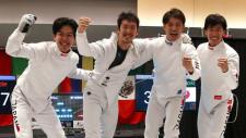【フェンシング】ワールドカップ男子エペ団体で日本代表が金メダル！