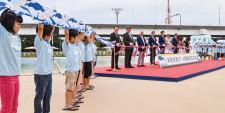 本牧市民プールが開業 関係者ら式典で祝う〈横浜市中区・横浜市西区〉