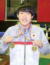 トランポリン世界年齢別 白須篤人さん金メダル 11−12歳男子で２冠〈厚木市・愛川町・清川村〉