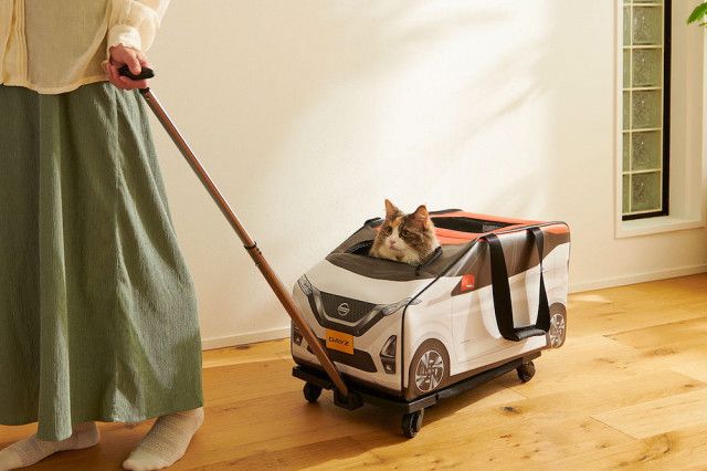ネコ専用の軽自動車「にゃっさんデイズ」型キャリーバッグが当たる！日産がキャンペーンを開始