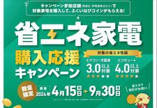 福井県の省エネ家電購入応援キャンペーン