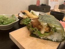 【門真市】そよら古川橋駅前の「魚魚寿司」のランチ。すしバーガーを食べてみました！