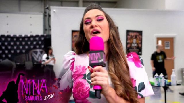 【WWE】NXT UK女子王者里村明衣子が無礼なニーナ・サミュエルズに無言の威圧