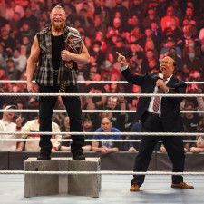 【WWE】新WWE王者レスナーと“筋肉魔人”ラシュリーのWWE王座戦が「ロイヤルランブル」で決定