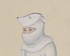 江戸時代には「全身白ギツネ男」が実在した　シーボルトお抱え絵師が残した２００年前の日本は「別世界」　ドイツの博物館収蔵の画像で判明