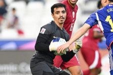 U-23アジアカップ準々決勝、日本戦に出場したカタールのユスフ・アブドゥラー【写真：2024 Asian Football Confederation】