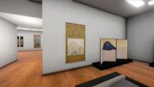 メタバース上の仮想近代美術館＝秋田県教育委員会提供