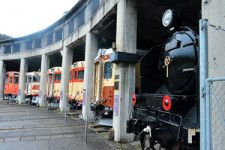 活躍の歴史　遺産を間近で　津山まなびの鉄道館