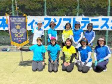 レディースソフトテニス、福岡県代表5組決まる