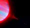 すばる望遠鏡が赤外線でとらえた木星とリング