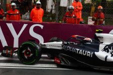 角田裕毅、ポイントを逃がし落胆「雨でブレーキの問題が深刻化。クラッシュを避けるのが精一杯だった」／F1第7戦