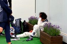 【角田裕毅F1第8戦分析】ポイント獲得の喜びから一転。入賞圏外に降格し落胆、レース後にはへたり込む姿も