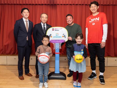 元日本代表・川村卓也氏が幼稚園児にバスケの楽しさ伝える「この経験きっかけに好きになって」