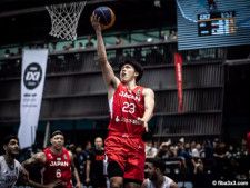 「FIBA 3x3 アジアカップ」に出場した3x3男子日本代表の保岡［写真］＝fiba3x3.com