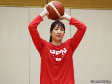 女子日本代表合宿に参加している宮澤夕貴［写真］＝バスケットボールキング