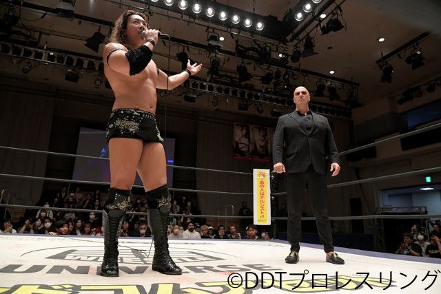 11・12両国で夢のカード実現！竹下幸之介が元WWEの世界王者クリス・ジェリコと一騎打ち！「DDTのリングでジェリコに勝つのがドラマチック・ドリームだ」