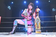 木村花さんの妹分の小悪魔JKレスラーが受け継いだ必殺技で初のシングル王座戴冠！