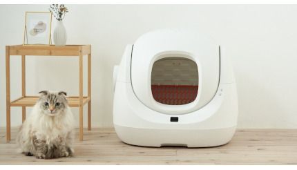 自動猫トイレで出入りしやすい省スペースモデル、「CATLINK SCOOPER SE」発売