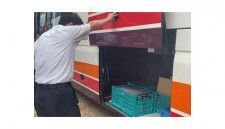 農絆卓恵 茶屋町店、高速バスの荷台で輸送した産地直送の食材を使用するランチメニュー提供を開始