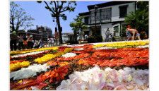 神戸・春の風物詩「インフィオラータこうべ」、5月3日〜5日に北野坂で開催