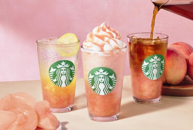 スタバ、夏のドリンク第4弾はピーチ♡真夏にぴったりの新作ビバレッジは3種。《8月1日発売》