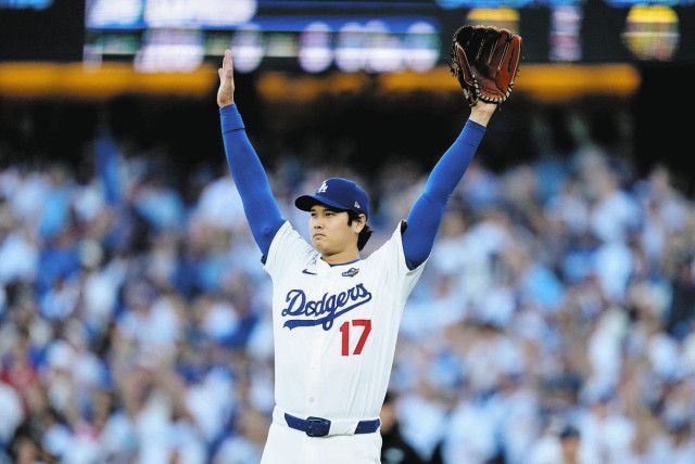 大谷翔平、6打席連続四球…11打席連続出塁でワールドシリーズ新記録更新 激闘から一夜、元気に『リアル二刀流』