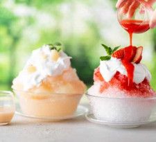 白桃&夏苺を使った期間限定かき氷が｢軽井沢マリオットホテル｣から登場♪