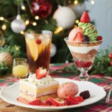 【Afternoon Tea】クリスマスにぴったり♡パフェやフルーツミルフィーユを発売