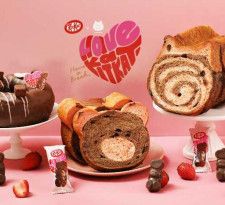 【ねこねこ食パン×キットカット】バレンタイン限定の“食パン”が登場♡
