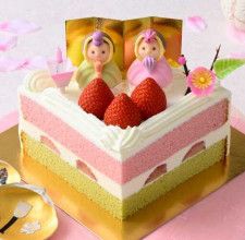 【銀座コージーコーナー】華麗に彩る｢ひなまつりケーキ｣が登場♡プチケーキアソートも