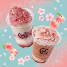 【ホテルショコラ】桜色がかわいい♡春限定パフェ&フラッペが登場