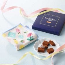 【ロイズ】フェイラーとのコラボ♡ハンカチと生チョコレートのセットを発売