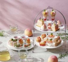 【東京マリオットホテル】市場に出回りにくい希少な桃を味わえるアフタヌーンティーを開催♡